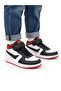 Children's Long Ankle Seasonal Sneaker Shoes-Black Red - 3