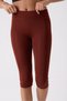Women's High Waist Capri Leggings Below Knee Stretchy Tummy Control Casual Sport Summer Leggings Premium