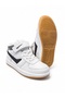 Children's Long Ankle Seasonal Sneaker Shoes-White Black - 3