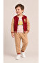 Boys' College Cardigan Printed 3-Piece Tracksuit Set