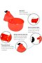 8 chicken waterers with drill bit, red. - 3