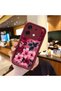 Infinix Zero 30 5g Compatible Pink Floor Live Color Flower Pattern Shock Resistant Silicone Case - 2