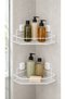Stainless Adhesive Bathroom Shelf, Bathroom Organizer, Bathroom Storage, Shampoo Shelf - 3