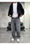 Super Baggy Washed Dark Gray Fit Jeans - 2