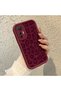 Mi 12 Lite Compatible High Quality Burgundy Leopard Print Soft Silicone Protective Case