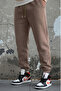 Men's Regular Sweatpants with Elastic Cuffs, 3 Thread Count, Ribbed, Winter Style - 4