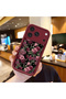 iPhone 17 Pro Compatible Stylish Burgundy Frame Nostalgic Peony Pattern Daily Use Protective Case - 2