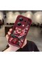 Poco M6 Pro 4g Compatible Stylish Burgundy Frame Nostalgic Peony Pattern Daily Use Protective Case - 2