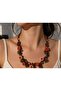 Needlepoint Design Necklace - 2
