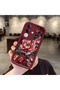 Vivo Y29 4g Compatible Stylish Burgundy Frame Nostalgic Peony Pattern Daily Use Protective Case - 2