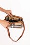 Women's Daily Stylish and Useful Cross Shoulder Bag Sp.899 Beige Plaid - 5
