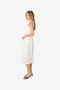 Women's Sum Wht Aspen Linen Midi Dress - 2
