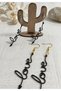 Black Earring Set (3 Pairs) - 3