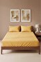 Yellow Double Cotton Flat Sheet - 4