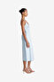 Women's White-Poolside Blue Rhodes Pop Stacey Flr Midi Dress - 2