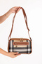 Women's Daily Stylish and Useful Cross Shoulder Bag Sp.899 Beige Plaid - 3