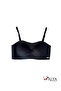 Strapless Bra Without Padding Tulle Detailed Fixed Cup Non-Wired Removable Straps Laser Cut Ghost Bra - O568 My Love - 3