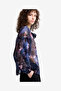Women's Navy Multi Clara Emina Bow Tie Shirt - 3