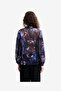 Women's Navy Multi Clara Emina Bow Tie Shirt - 4