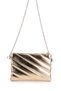 Stylish Quilted Stitched Clutch Women's Crossbody Bag Monaco Gold - 4