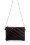 Stylish Quilted Stitched Clutch Women's Crossbody Bag Monaco Brown - 4