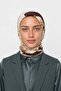 Sepia Pattern Hebei Silk Scarf - 2