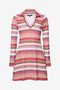 Women's Brick Red Multi Charleen Crochet Mini Dress - 5