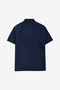 Men's Dark Blue Short Sleeve Seersucker Shirt - 4