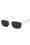 Premium Unisex Lightweight Gold Color Metal Frameless Sunglasses with Uv400 Protection - 2