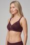 Women's Burgundy Minimizer Bra - 2