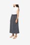 Women's Porcelain Cream/Blac Valeria Emina Chiffon Polka Skirt - 2