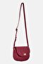 Women Embroidered Logo Cross Body Bag, Maroon - 5