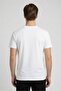 Men Crew Neck Short Sleeve Graphic Print T-Shirt, White - 4