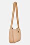 Women Brand Logo Shoulder Bag, Beige - 3