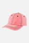 Men Brand Logo Adjustable Cap, Pink