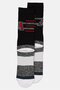 Men Embroidered Crew Socks, Multicolor - 2