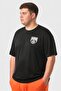 Men Sportswear Fit Short Sleeve Outdoor T-Shirt, Black - 3
