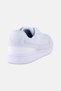 Women Lace Up Sneakers, White - 2