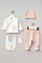 Hugging Teddy Bear Patterned 5 Piece Hospital Release Set
