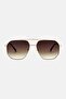 Men TH2191/S Geometric Sunglasses, Gold