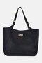 Women Brand Logo Tote Bag, Black
