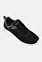 Women Sleek Territory Lace Up Running Shoes, Black