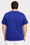 Men Sportswear Fit Short Sleeve Outdoor T-Shirt, Indigo - 4