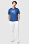 Men Sportswear Fit Short Sleeve Running T-Shirt, Heather Blue - 2