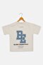 Kids Boy Crew Neck Graphic Print Short Sleeve T-Shirt, Light Grey - 3