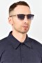 Men CR 80076 Square Sunglasses, Black - 2