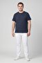 Jeans Co Men Crew Neck Short Sleeve Stripe T-Shirt, Multicolor - 2