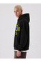 Unisex Brazil Brasil 10 Football Printed Oversize Hooded Sweatshirt with Kangaroo Pocket - 2