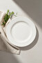 6-Piece Tuna Serving Plate (with Sides) 27 cm Cream - 3