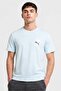 Men Relaxed Fit Short Sleeve Outdoor T-Shirt, Light Blue